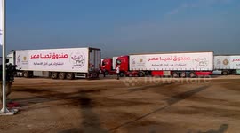 Egypt launches largest humanitarian aid convoy for Gaza