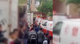 31 premature babies arrive to the Emirati Hospital in Rafah, Gaza Strip