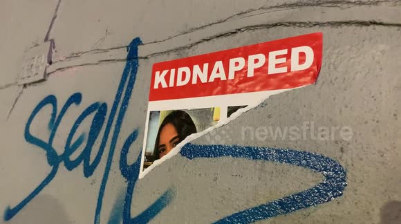 Posters of kidnapped Israelis torn down from wall in Westminster, London, amid rising antisemitism