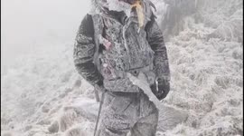 Adventurous Hiking on Aotai Trail in Yi Tu in Baoji, Shaanxi, China