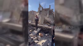 Israel Destroys Two Homes Hosting Displaced Families in Gaza