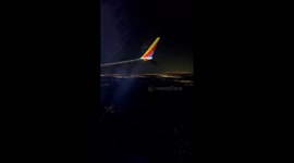 Airplane Turbulence Never seen an airplane wing shake like this!