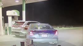 Empty car narrowly misses police in bizarre EZ Mart crash in Otsego County, Michigan