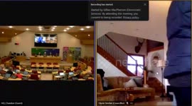 Councillor caught on camera cleaning her windows during livestreamed council meeting