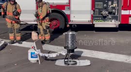 Thanksgiving: Here's what happens when frozen turkey is deep-fried