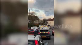 Locals vent anger ULEZ charge by sticking sex toys mobile camera van