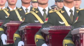Remains of 25 CPV soldiers returned to China