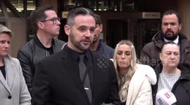 Statements outside court in Ashley Dale murder case in Liverpool, UK