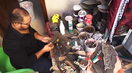 Overseas Palestinian safeguards cultural heritage through artworks