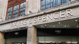 Marks And Spencer's on Oxford Street opens its doors on Black Friday
