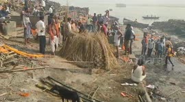 Hindu believe to die and to be cremated in Varanasi is to have the chance to achieve Moksha a great honor and the ultimate goal of earthly existence