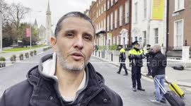 Interview with the delivery driver who stopped attacker in Dublin, Ireland