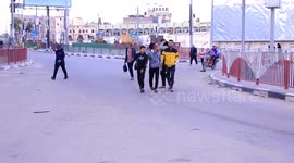 Aid Trucks Enter Gaza In Conflict Lull