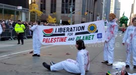 Pro-Palestine Activists Arrested Amidst Macy's Thanksgiving Parade as Protests Erupt!