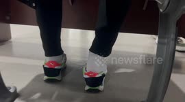 Impromptu Dance Performance: Classroom Ballet Created by Prank Taking Away Shoes in Eastern China