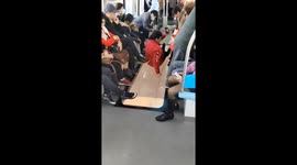 Excited passenger videos herself riding on air train in China with glass floor