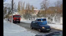 In the Odessa region, rescuers helped a woman in labor during bad weather