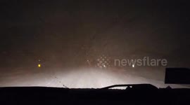 Warning issued as lake-effect snow hits upstate New York