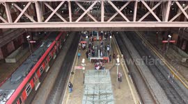 SÃO PAULO (SP), Na manhã desta terça-feira (28) trabalhadores do Metrô, CPTM, Sabesp, da Educação e da Fundação Casa faz greve contra a privatização,