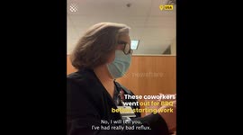 Woman Pranks Coworker