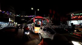 30 Palestinian prisoners released by Israel on 5th day of truce