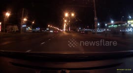 Stupid Driving Stunt Causes Accident