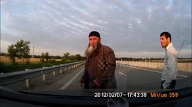 Amazing Rescue From a Burning Car