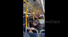Cat sneaks aboard bus before driver takes selfie and removes feline