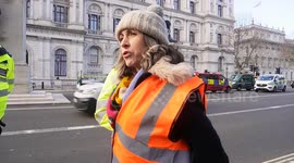 Just Stop Oil activists arrested near Downing Street under new UK laws against disruptive protest