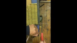 Ex-Royal Marine creates poppy Union Jack flag with 300 bullet shells (Pt 1)