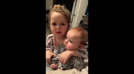 Hilarious 3-year-old thinks she’s her brother's mom and there’s no telling her any different!