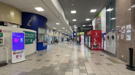 Union members picket at Translink's Europa Bus Station in Belfast, UK