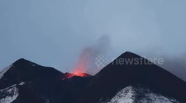 Etna 1 December 2023 - Paroxysm of South-East Crater