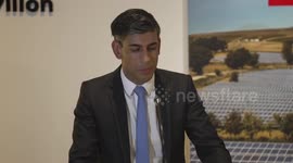 Sunak defends UK's record on tackling climate change at Cop28 speech in Dubai, UAE