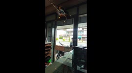 Shop uses acoustic guitar as door chime