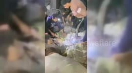 Israel struck a house in Gaza killing and injuring dozens