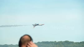 Thunderbirds' Mesmerizing Aerial Show Celebrates 70 Years in Las Vegas, NV, USA