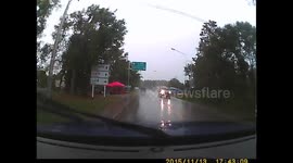 Truck Driver Loses Control and Causes Collision
