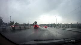 Lightning Tags Car Twice