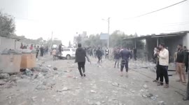 Missing Palestinians are being sought among the rubble in Deir al Balah, Gaza