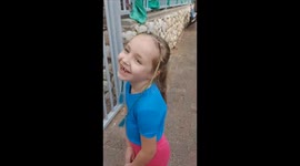 Moment girl, 5, kidnapped by Hamas reunited with classmates in Tel Aviv