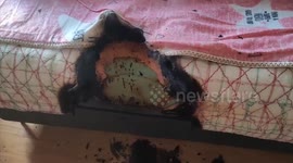 Woman's house nearly burned down after electric blanket catches fire