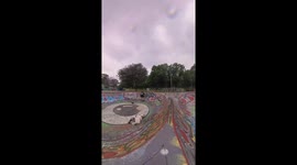 Helmet saves the day: roller skater survives 7-foot fall in Fitzroy, Australia