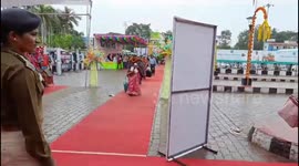 Under the 'Senior Citizen Pilgrimage Scheme' of Hon'ble Odisha Chief Minister Naveen Patnaik, a special train from Kolkata-Kamakha was launched today at Sambalpur railway station.