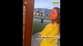 High School Prom Proposal with a Medieval Twist