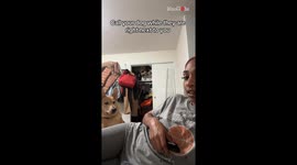 Woman calls her dog while being next to her and pretends she doesn't see her