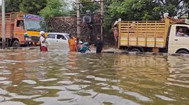 Aftermath of the Cyclone Michaung in Chennai, India