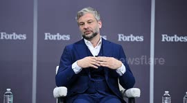 Greg Corrado speaks at the Forbes Healthcare Summit in New York, USA