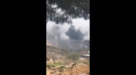 The IDF attack in southern Lebanon