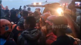 Of the 75 people trapped when Mount Marapi erupted, 23 people died